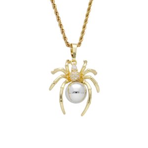 Collar Chapa de Oro y Acero BA0902