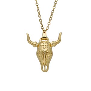 Collar Chapa de Oro y Acero BA0906