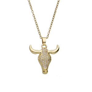 Collar Chapa de Oro y Acero BA0909