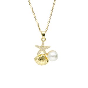 Collar Chapa de Oro y Acero BA0928