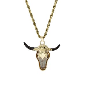 Collar Chapa de Oro y Acero BA0939