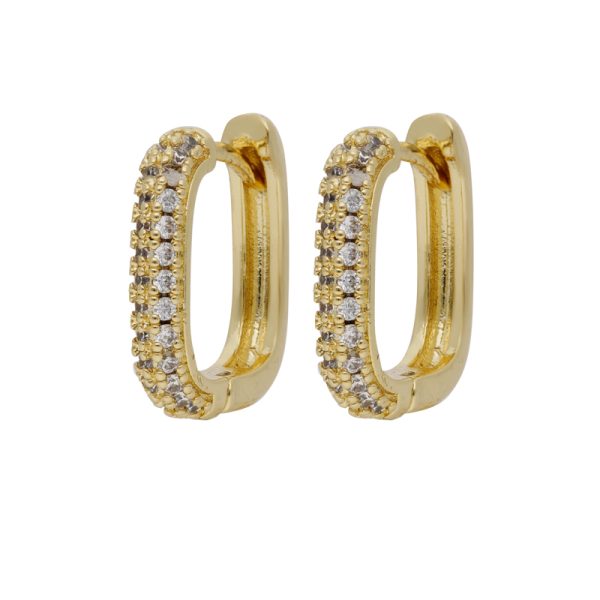 Arete Chapa de Oro BO2756