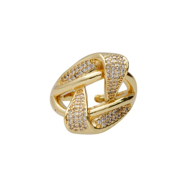 Anillo Chapa de Oro BO2843 BO2843