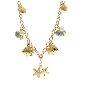 Collar Chapa de Oro BO3175