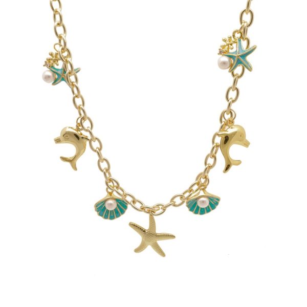 Collar Chapa de Oro BO3192