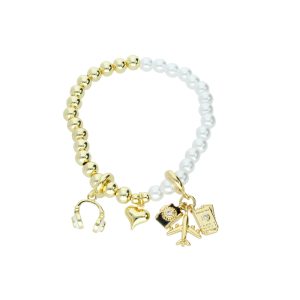 Pulsera Chapa de Oro  BO3217