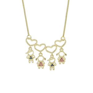 Collar Chapa de Oro BO3449