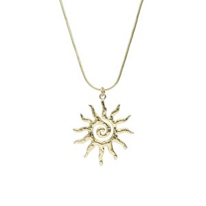 Collar Chapa de Oro  BO3470