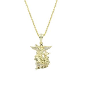 Collar Chapa de Oro BO3202