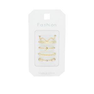 Anillo Chapa de Oro  BO3604