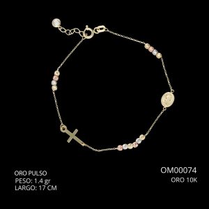 Pulso Oro 10 K  17cm 1.4 OM00074