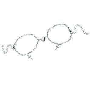 Pulsera Chapa de Oro y Acero BA0943