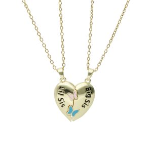 Collar Chapa de Oro y Acero BA0957