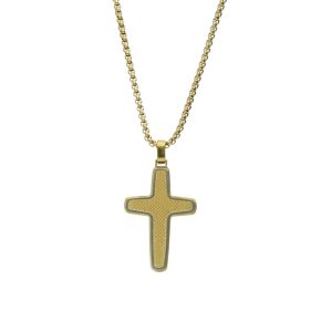 Collar Acero Inoxidable Cruz  A004422