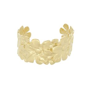 Pulsera Acero Inoxidable Flor A004463