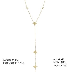 Collar Acero Inoxidable Estrella A004541