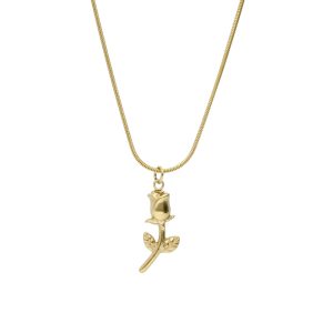 Collar Acero Inoxidable Rosa A004546