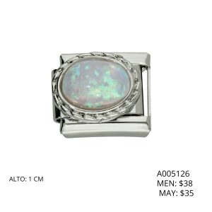 Charm de Acero inoxidable Perla A005126