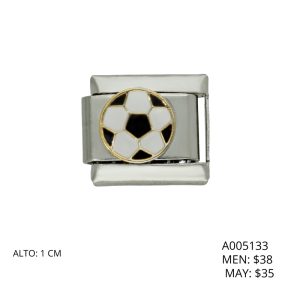 Charm de Acero Inoxidable Balón  A005133