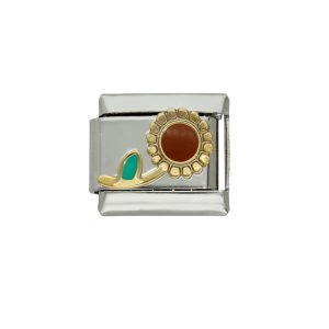 Charm de Acero Inoxidable Girasol A005134