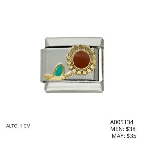Charm de Acero Inoxidable Girasol A005134