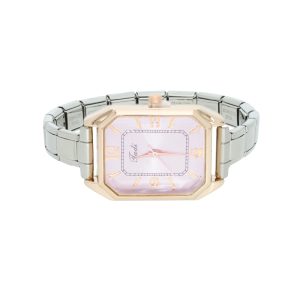 Reloj Chapa de Oro y Acero BA1001