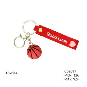 Llavero Bisuteria Balon De Basquetbol CB2097