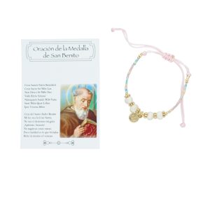Pulsera Chapa de Oro San Benito CH4677