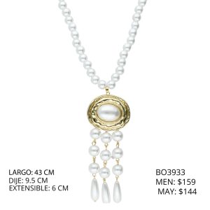 Collar Chapa de Oro BO3933