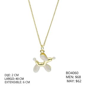 Collar Chapa de Oro Perro BO4060