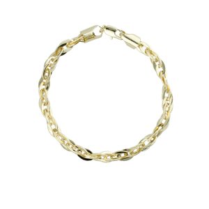 Pulsera Dorada Chapa de Oro BO4173