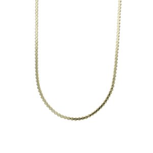 Collar Cadena Dorada Chapa de Oro BO4209