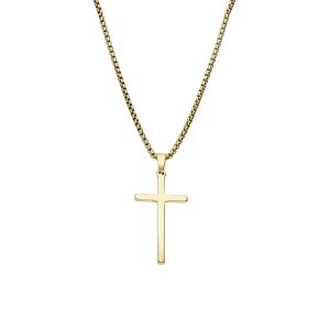 Collar Cruz de Acero Inoxidable A005200
