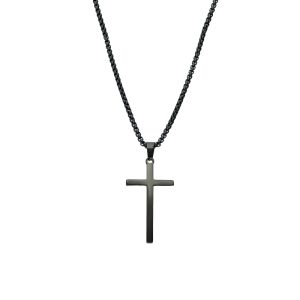 Collar Cruz de Acero Inoxidable A005202