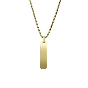 Collar Rectangular de Acero Inoxidable A005204