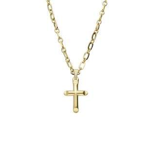 Collar Cruz de Acero Inoxidable A005207
