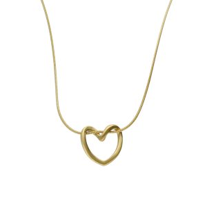 Collar Corazon Acero Inoxidable A005251