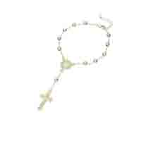 Collar Piedras cafes Conchas Caracol de Acero Inoxidable A005515