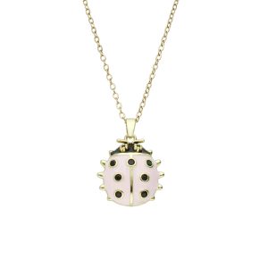 Collar Catarina Baño de Oro y Acero BA1102