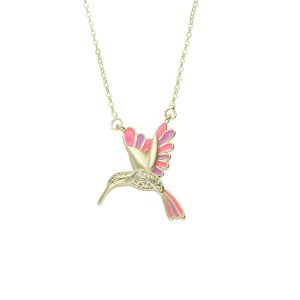 Collar Colibri de Baño de Oro BO4136