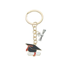 Llavero Graduacion, Birrete Baño de Oro BO4401