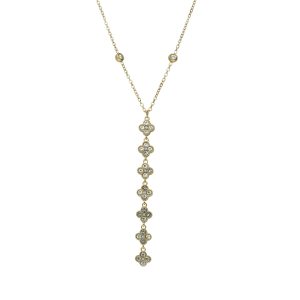 Collar Flor Acero Inoxidable A005299