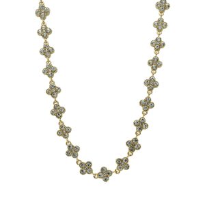 Collar Flores Acero Inoxidable A005302
