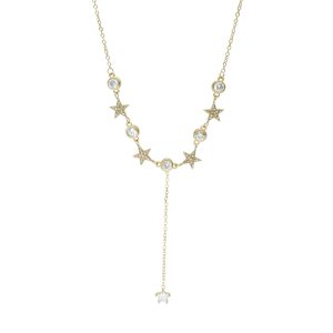 Collar Estrella, Cristales Acero Inoxidable A005348