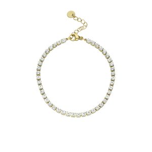 Pulsera Cristales, Blanca Acero Inoxidable A005349