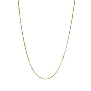 Cadena de Bolitas Dorada Acero Inoxidable A005421
