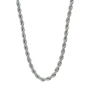 Cadena Torsal Plateada 50 cm Acero Inoxidable A005437