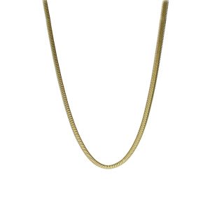 Cadena Serpiente 4.0 mm Dorada 45 cm Acero Inoxidable A005457