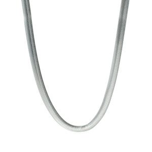 Cadena Serpiente 6.0 mm Plateada 45 cm Acero Inoxidable A005460