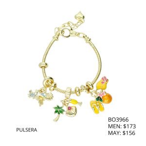 Pulsera Chapa de Oro BO3966
